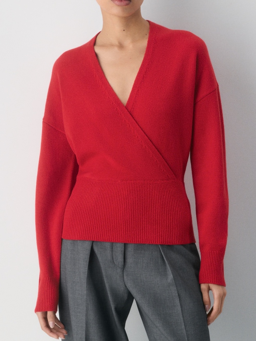 Babaton Atticus Merino Wool Sweater Flashing